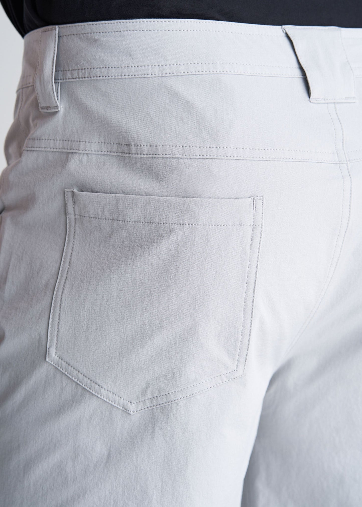American_Tall_Mens_Hiking_Shorts_LightGrey-backdetail