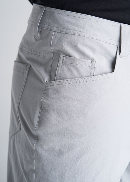 American_Tall_Mens_Hiking_Shorts_LightGrey-frontdetail