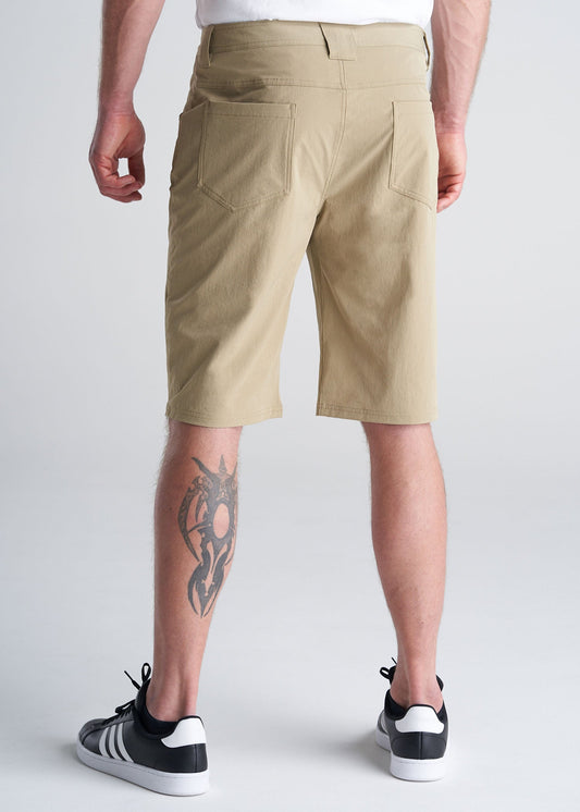 American_Tall_Mens_Hiking_Shorts_TanSolid-back
