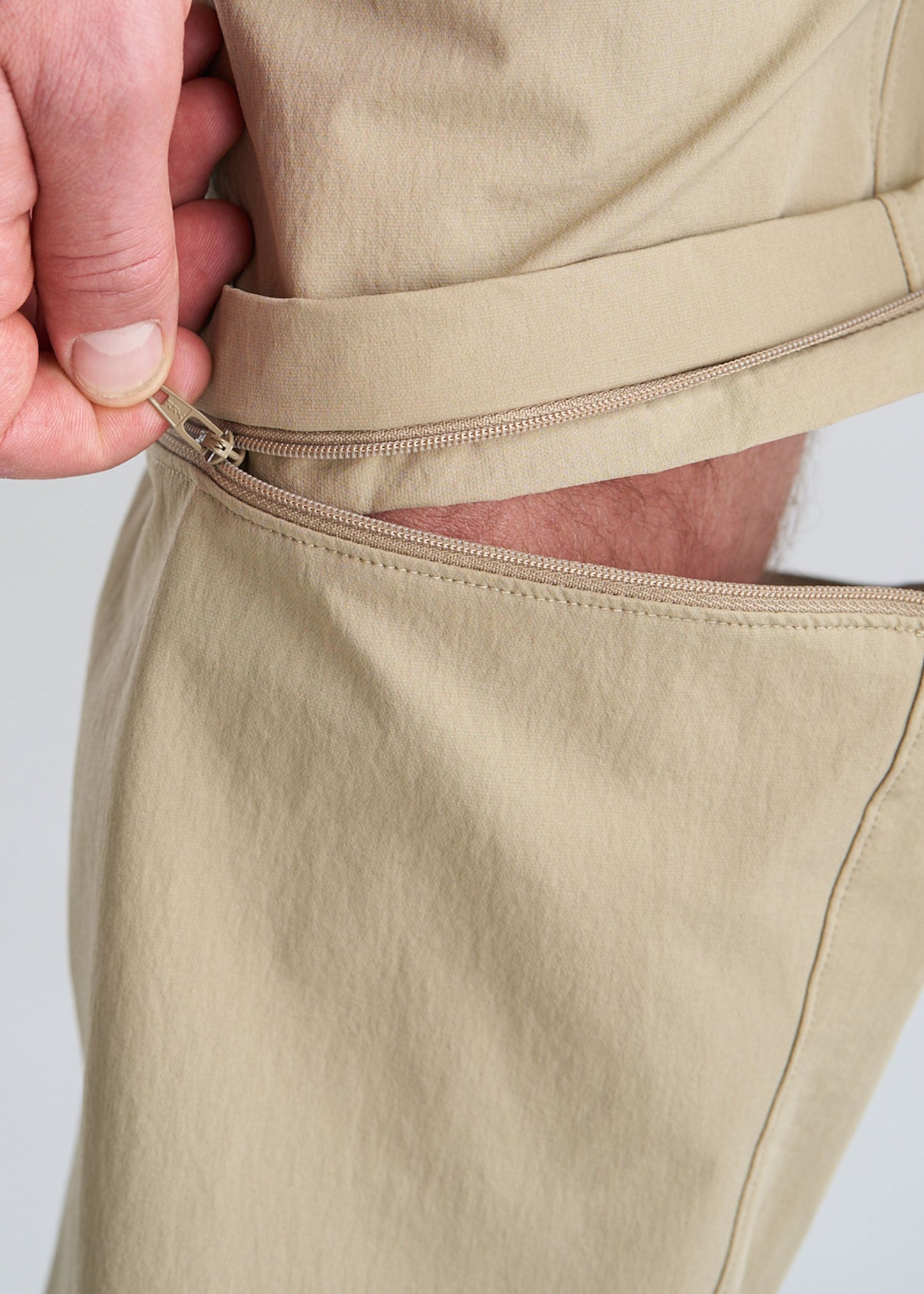 American_Tall_Mens_Hiking_Zip-off_Pants_TanSolid-zipclose