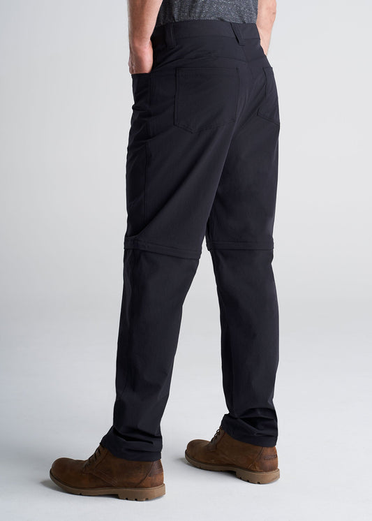 American_Tall_Mens_Hiking_Zipoff_Pant_Black-back
