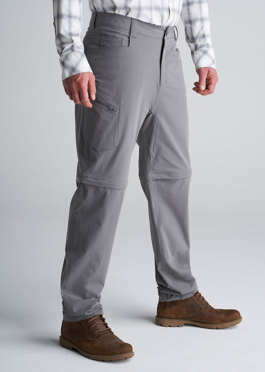 American_Tall_Mens_Hiking_Zipoff_Pant_MediumGrey-side