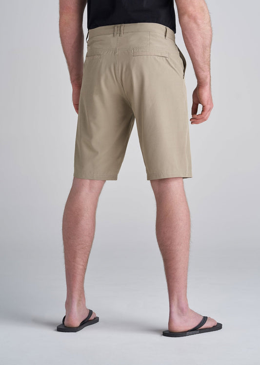 American_Tall_Mens_Hybrid_Shorts_Light_Khaki-back