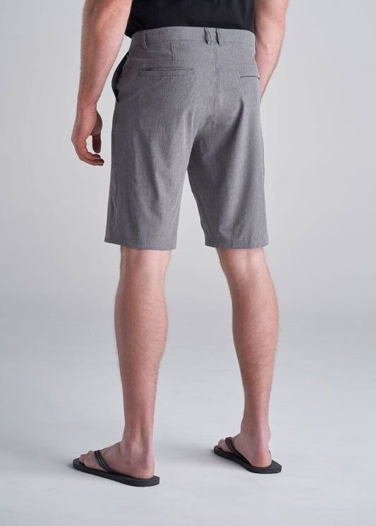 American_Tall_Mens_Hybrid_Shorts_charcoal_mix-Back