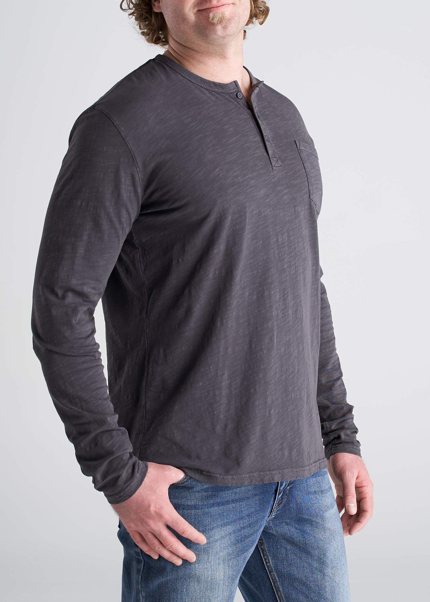 American_Tall_Mens_LS_Slub_Pocket_Henley-charcoal-side.