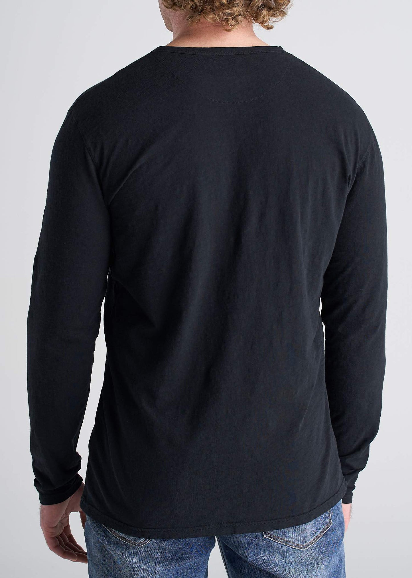American_Tall_Mens_LS_Slub_Pocket_Henley_Black-back