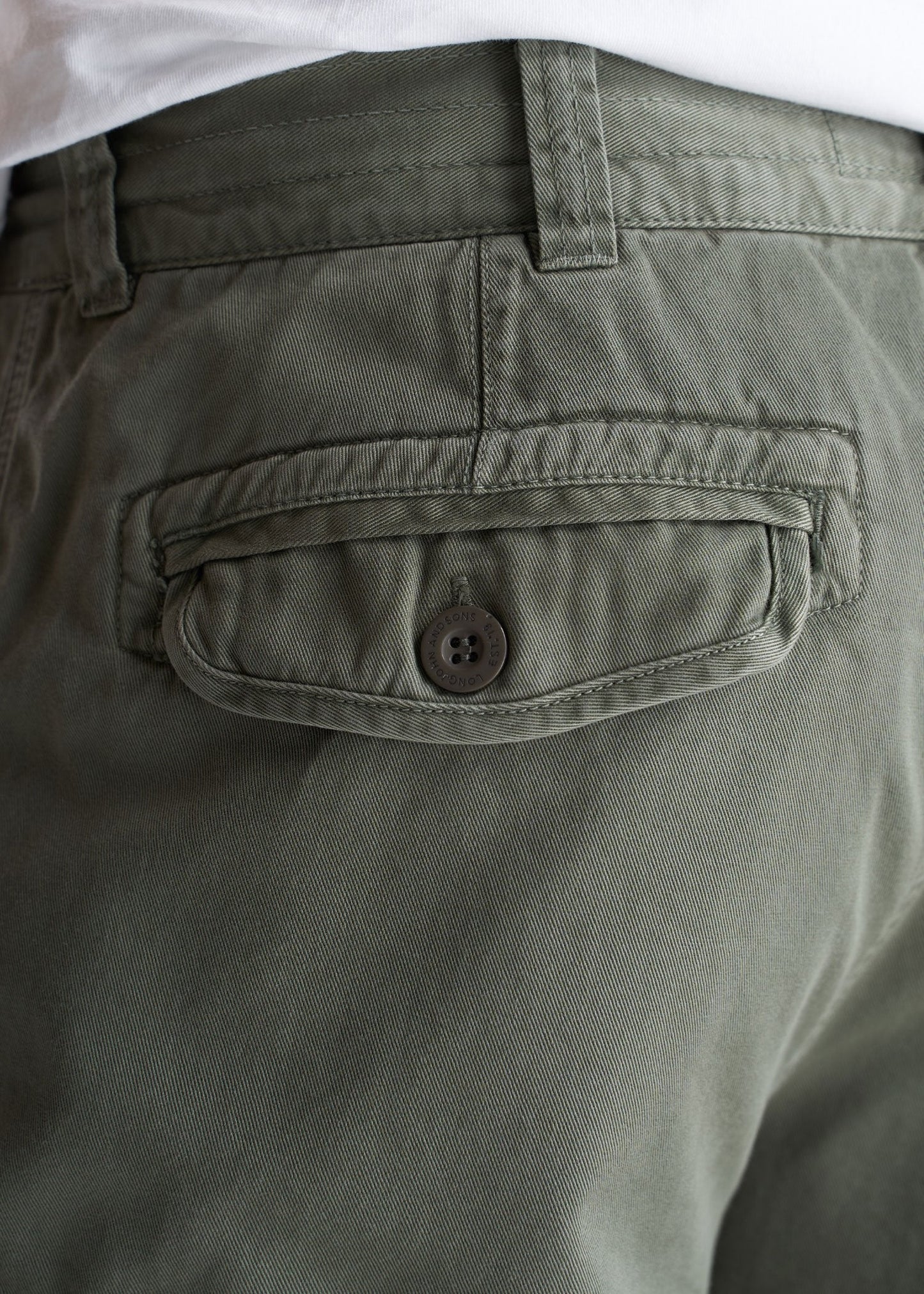 American_Tall_Mens_LongJohn_Cargo_Pocket_Shorts_Surplusgreen-backpocket