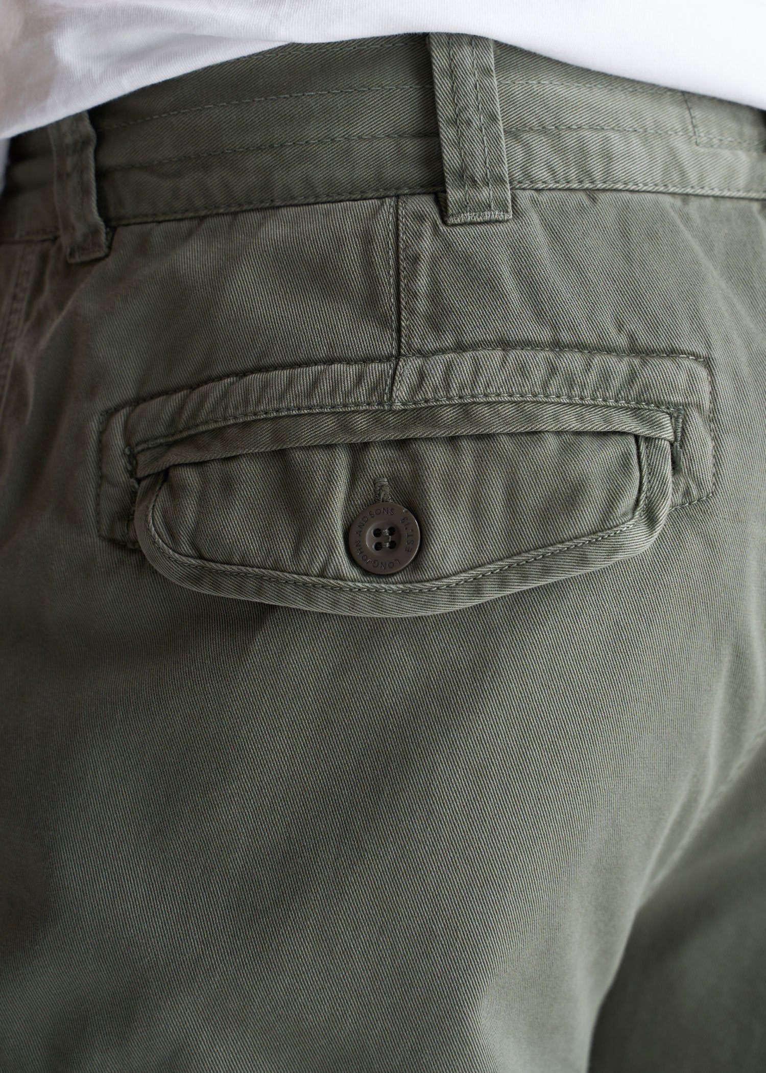 American_Tall_Mens_LongJohn_Cargo_Pocket_Shorts_Surplusgreen-backpocket