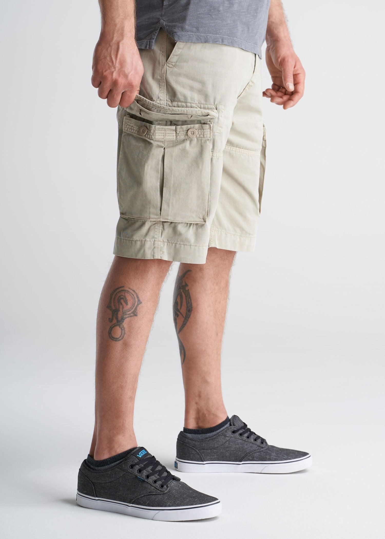 American_Tall_Mens_LongJohn_Cargo_Pocket_Shorts_VintageBuck-side