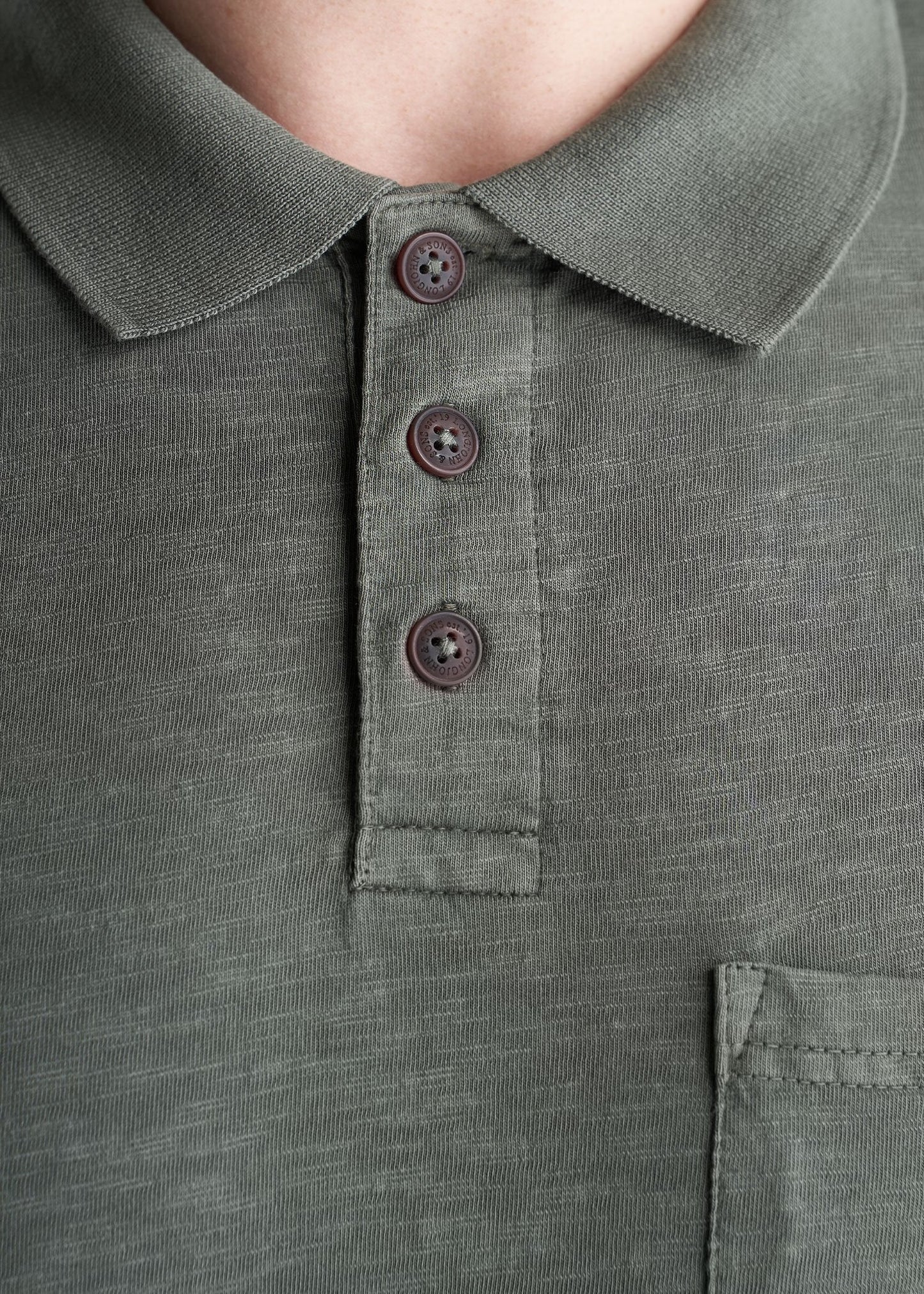 American_Tall_Mens_LongJohn_Slub_Polo_Vintage_CanoeGreen-neck