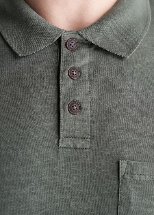 American_Tall_Mens_LongJohn_Slub_Polo_Vintage_CanoeGreen-neck