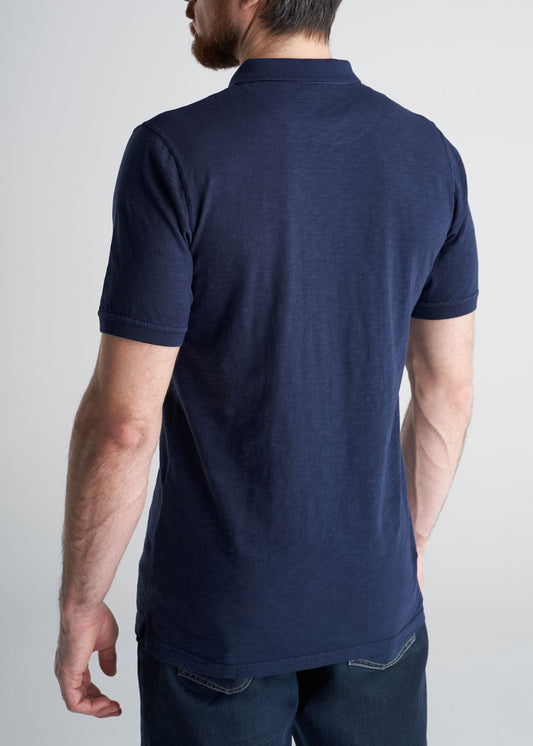 American_Tall_Mens_LongJohn_Slub_Polo_Vintage_MidnightNavy-back