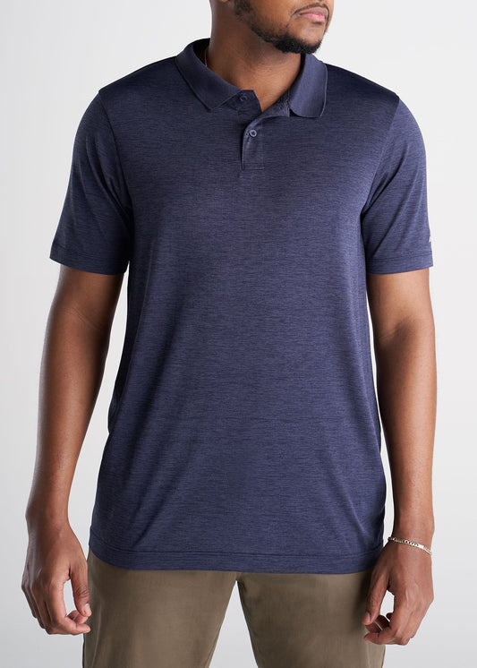 American_Tall_Mens_Performance_Golf_Polo_Inset_Sleeve_Bluemix-frontlong