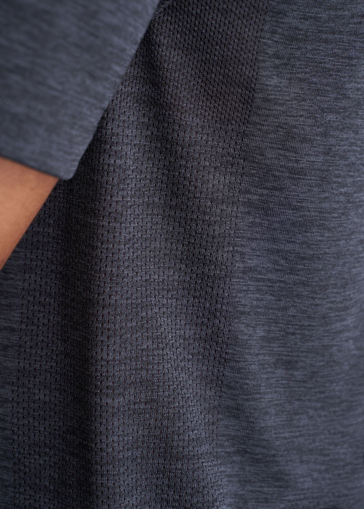 American_Tall_Mens_Performance_Golf_Polo_Inset_Sleeve_Charcoalmix-fabric.