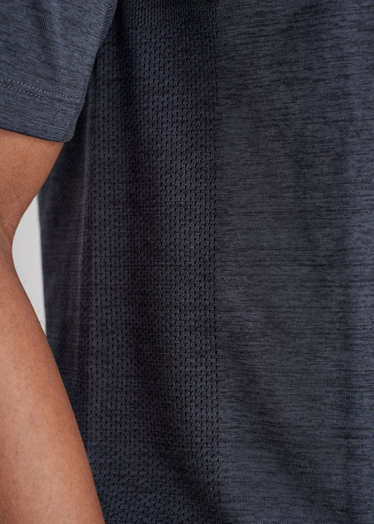 American_Tall_Mens_Performance_Golf_Polo_Raglan_Sleeve_Charcoalmix-fabric