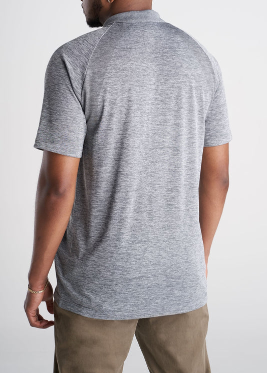 American_Tall_Mens_Performance_Golf_Polo_Raglan_Sleeve_Greymix-back