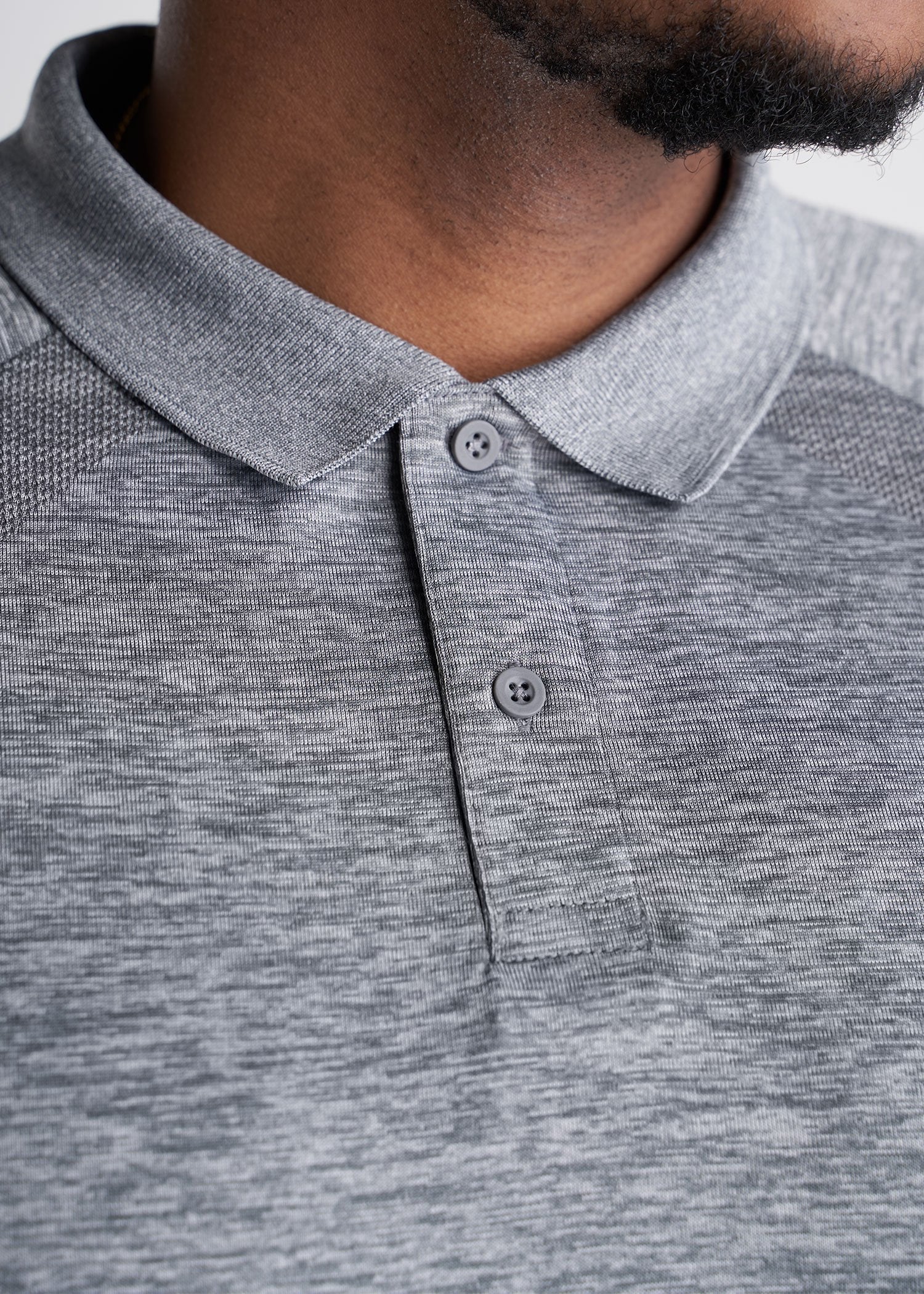 American_Tall_Mens_Performance_Golf_Polo_Raglan_Sleeve_Greymix-detail