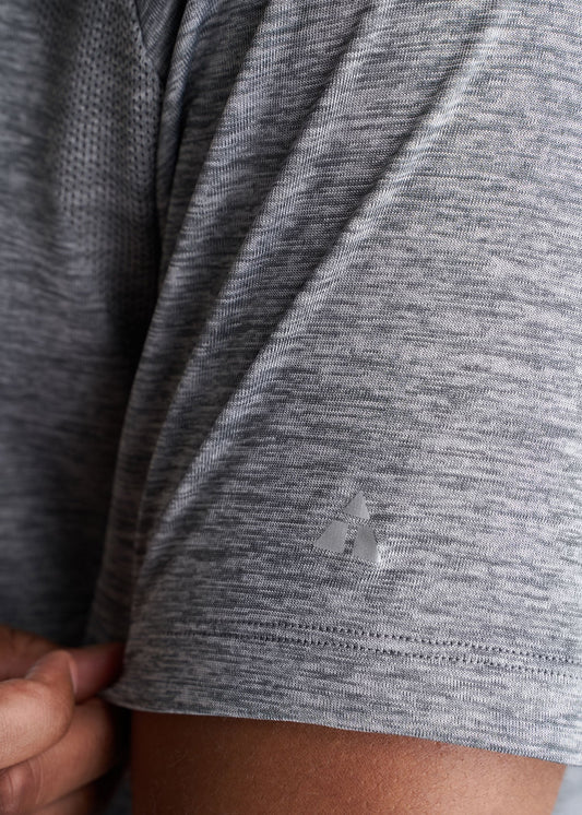 American_Tall_Mens_Performance_Golf_Polo_Raglan_Sleeve_Greymix-logo