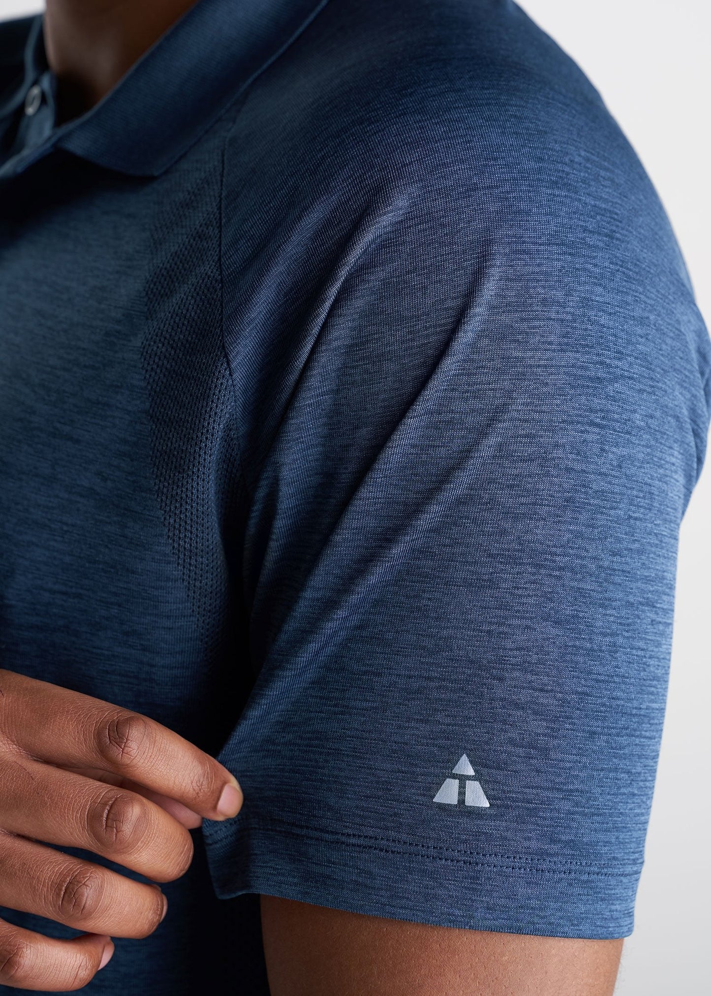 American_Tall_Mens_Performance_Golf_Polo_Raglan_Sleeve_Navymix-sleeve