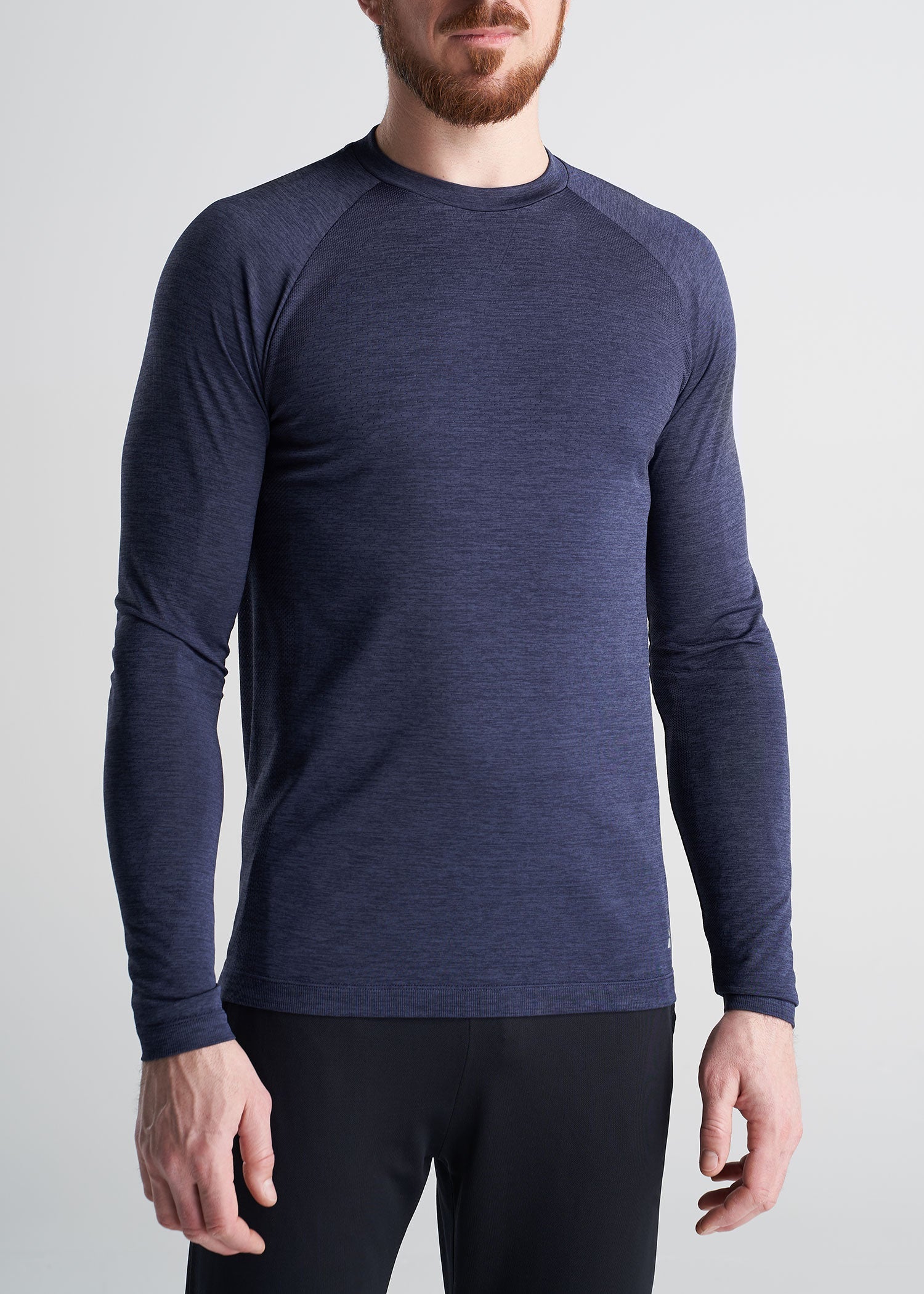 American_Tall_Mens_Performance_LongSleeve_Raglan_BlueMix-front