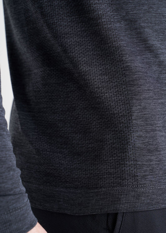 American_Tall_Mens_Performance_LongSleeve_Raglan_CharcoalMix-fabric