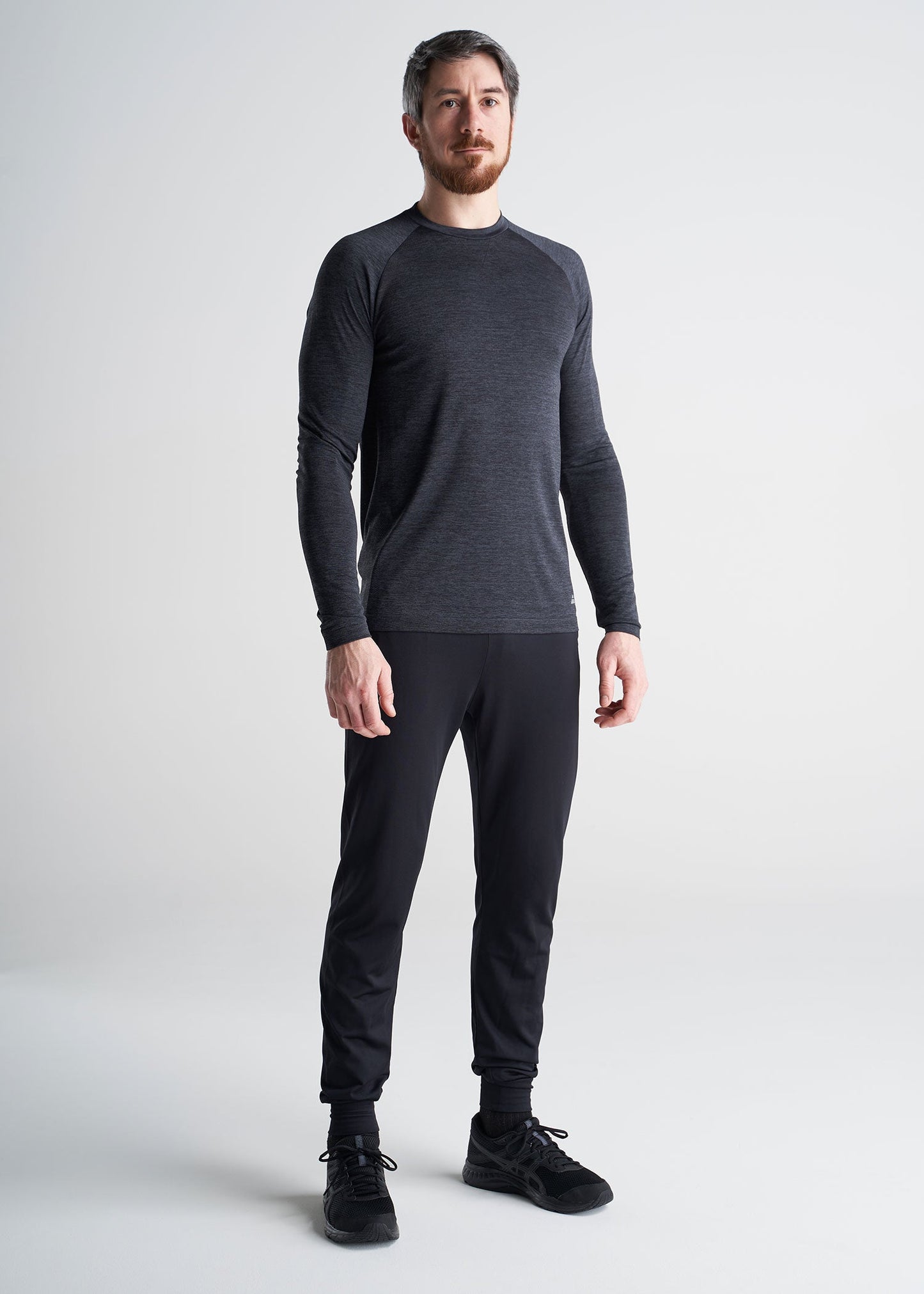 American_Tall_Mens_Performance_LongSleeve_Raglan_CharcoalMix-lifestyle