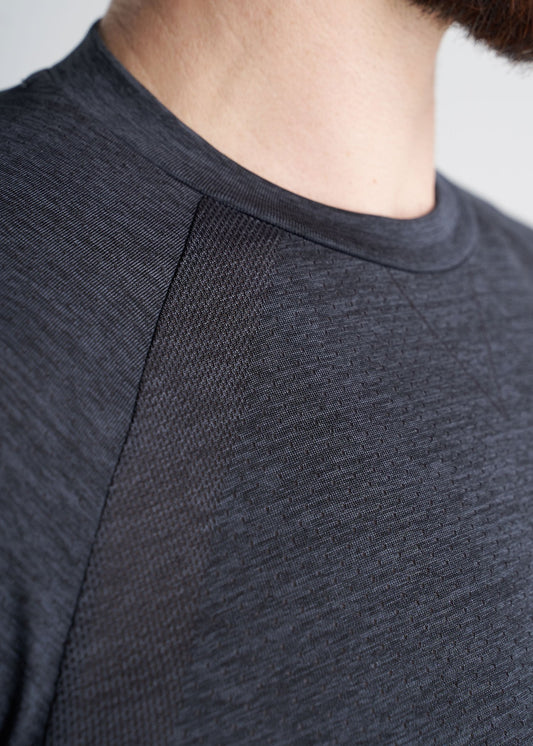 American_Tall_Mens_Performance_LongSleeve_Raglan_CharcoalMix-neck