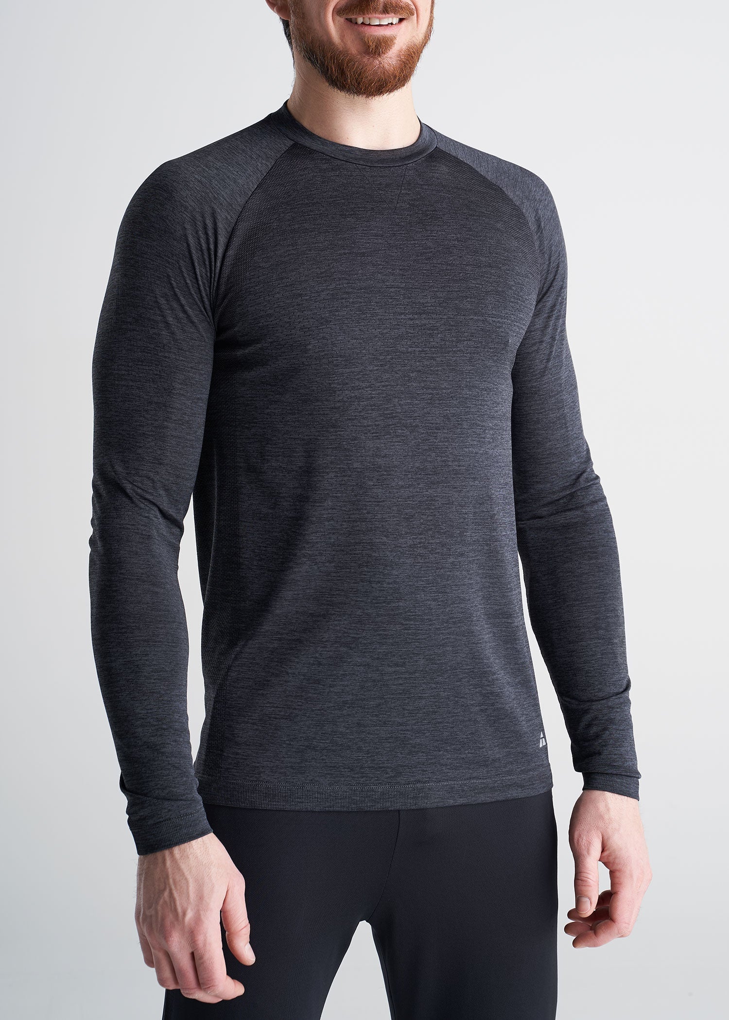 American_Tall_Mens_Performance_LongSleeve_Raglan_CharcoalMix-side