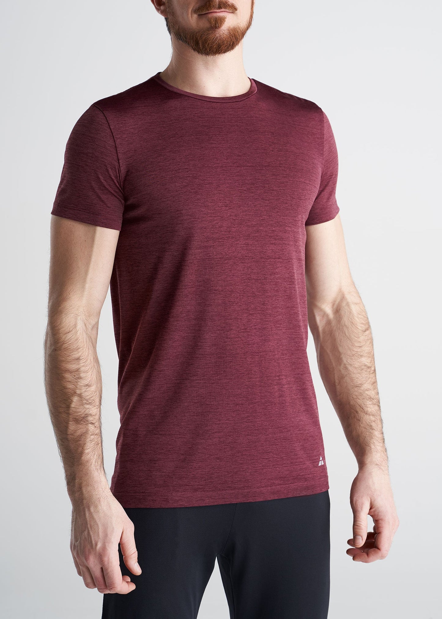 American_Tall_Mens_Performance_Tee_RustMix-front