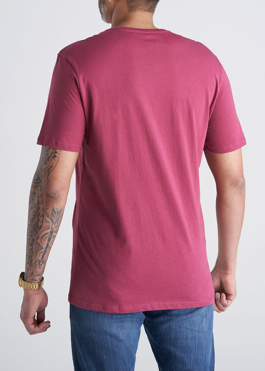 American_Tall_Mens_SS_Everyday_Cotton_Vneck_garnetred-back