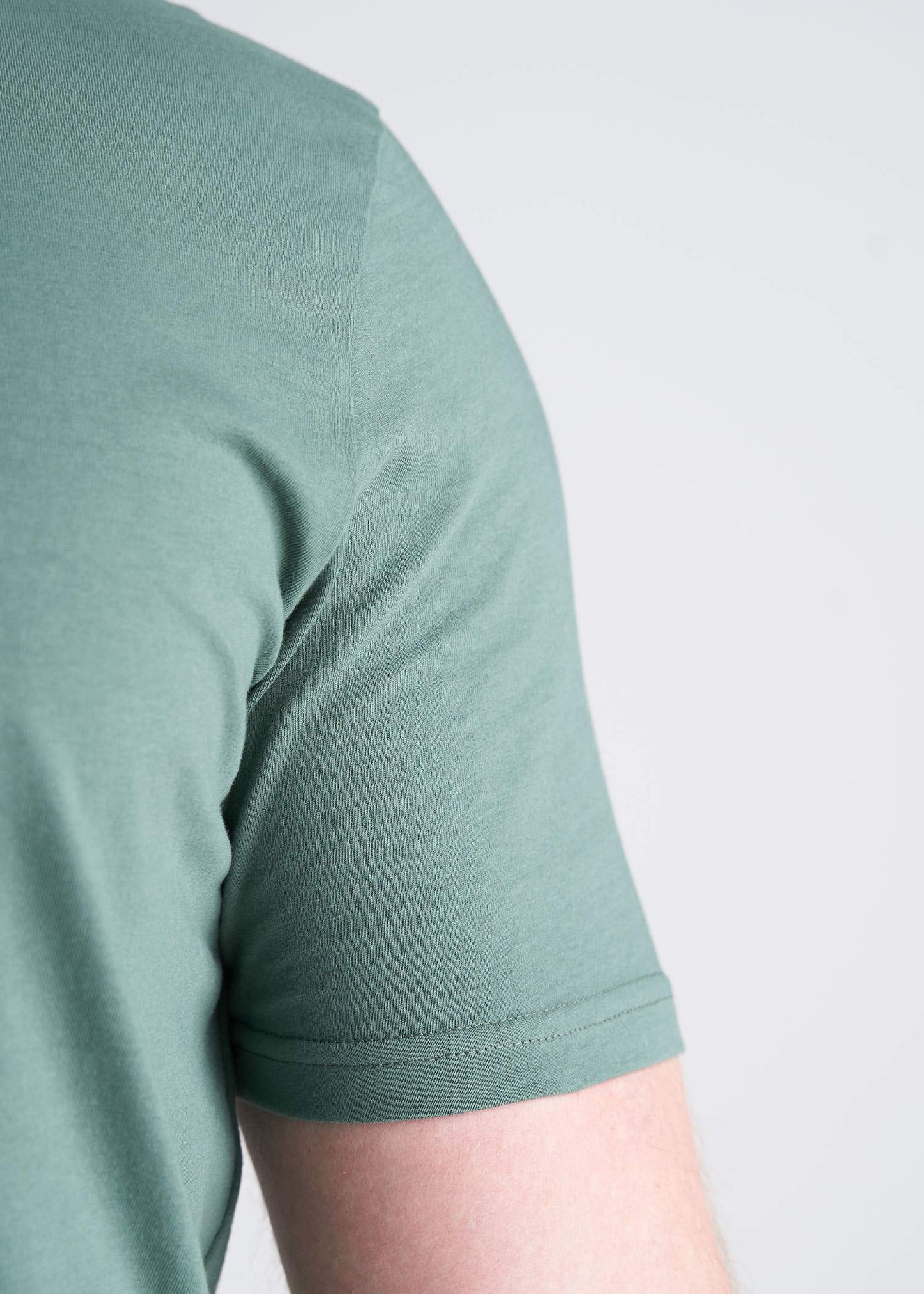 American_Tall_Mens_SS_Everyday_Crewneck_Tee_forest_Green-sleeve