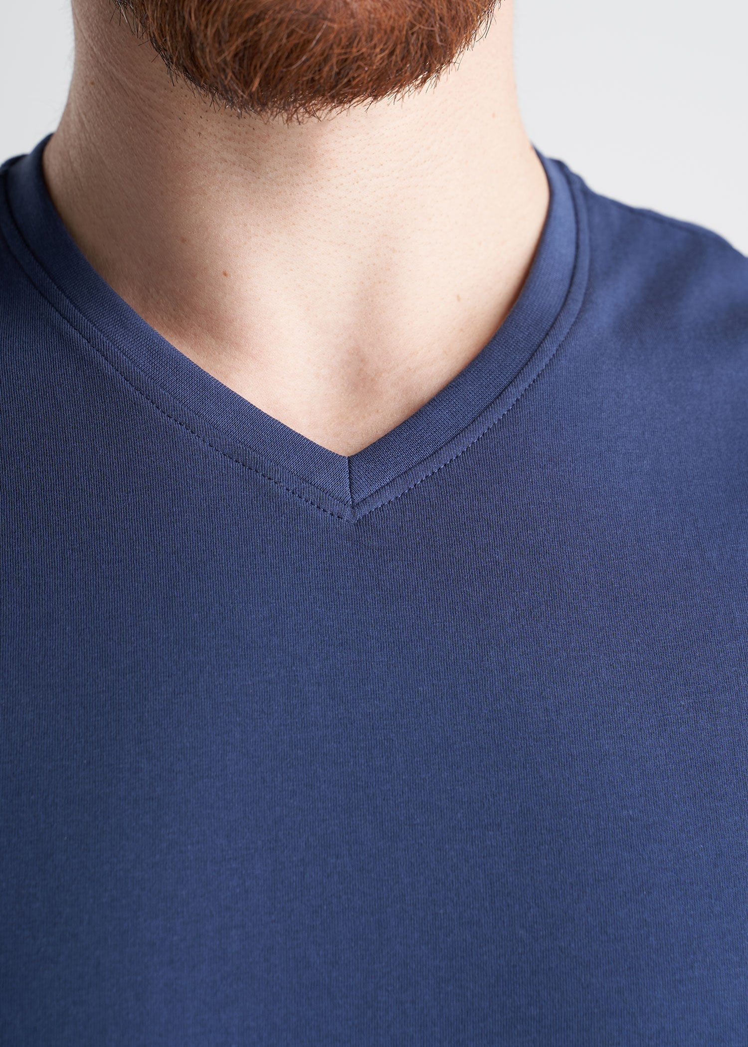 American_Tall_Mens_SS_Everyday_Vneck_Navy-neck