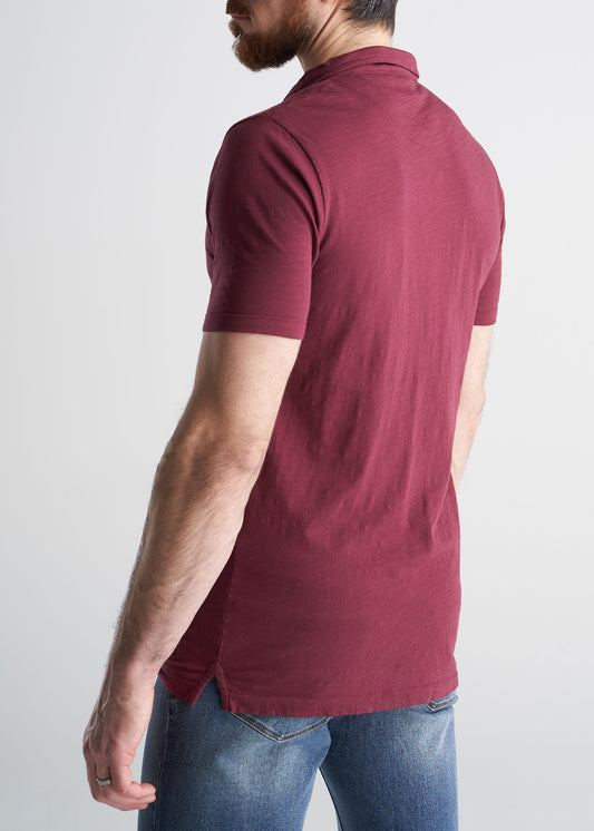 American_Tall_Mens_Slub_Polo_GarnetRed-back