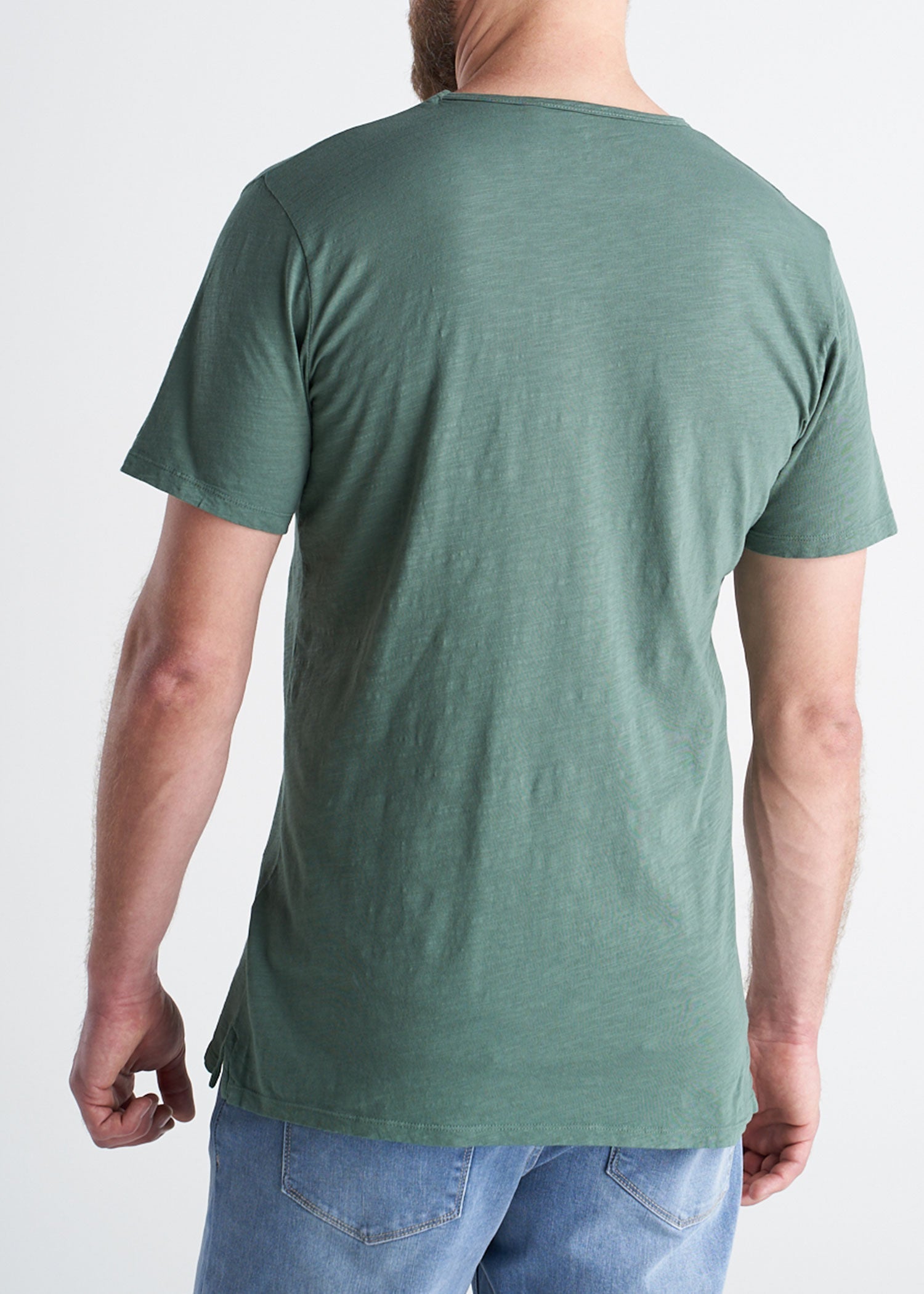 American_Tall_Mens_Slub_Tee_ForestGreen-back