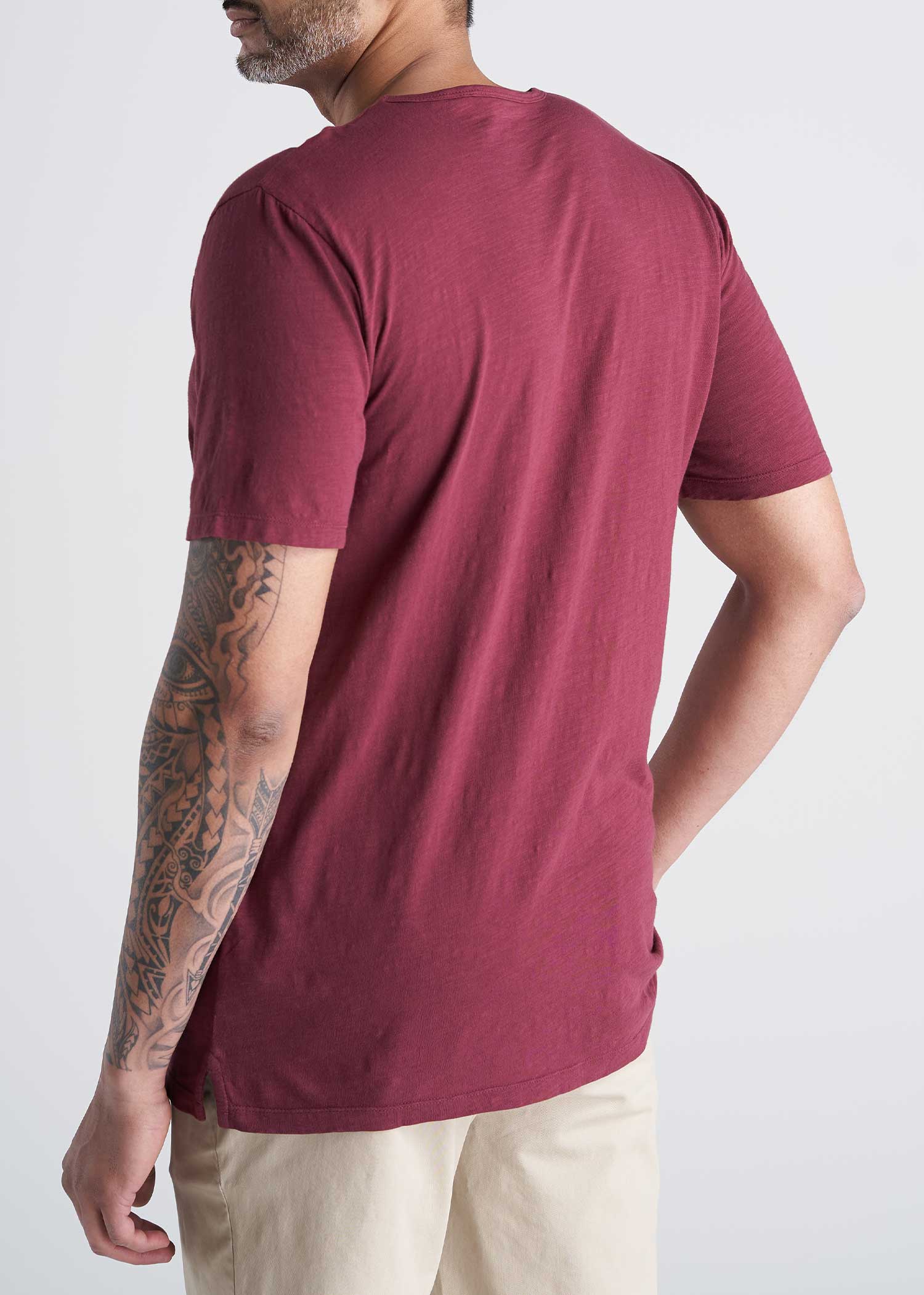 American_Tall_Mens_Slub_Tee_Garnetred-back
