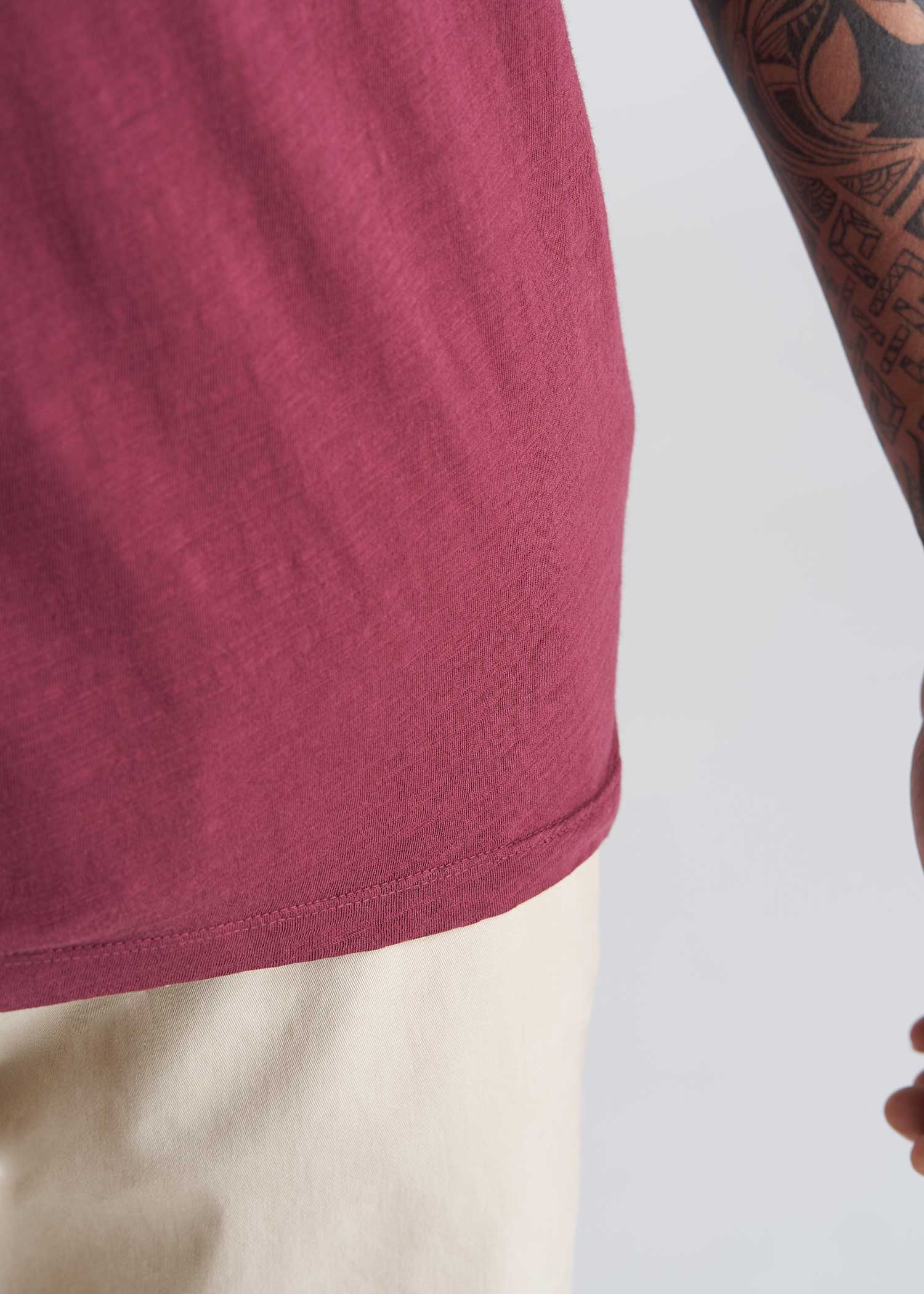 American_Tall_Mens_Slub_Tee_Garnetred-bottom