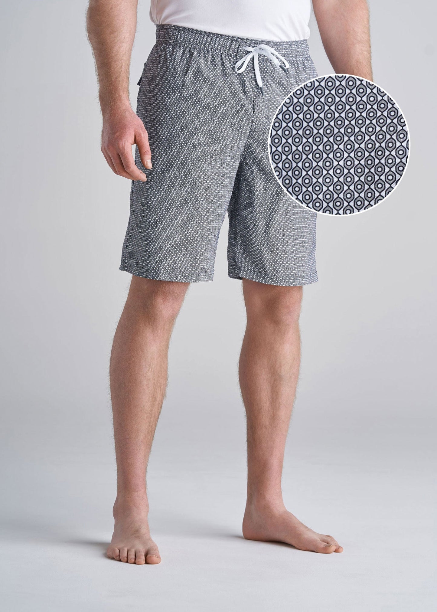 American_Tall_Mens_Swim_Trunk_Chain_Print_frontswatch