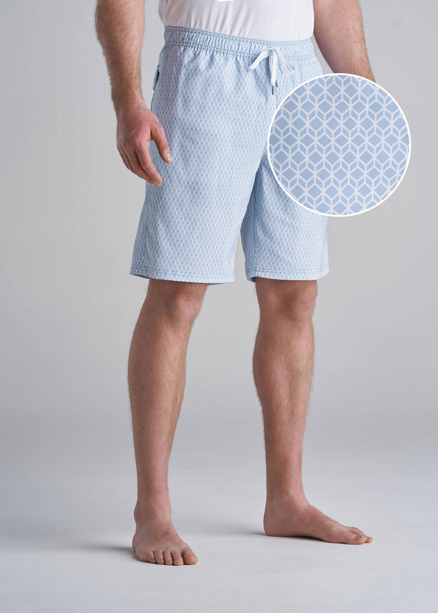 American_Tall_Mens_Swim_Trunk_Chevron_Print_frontswatch