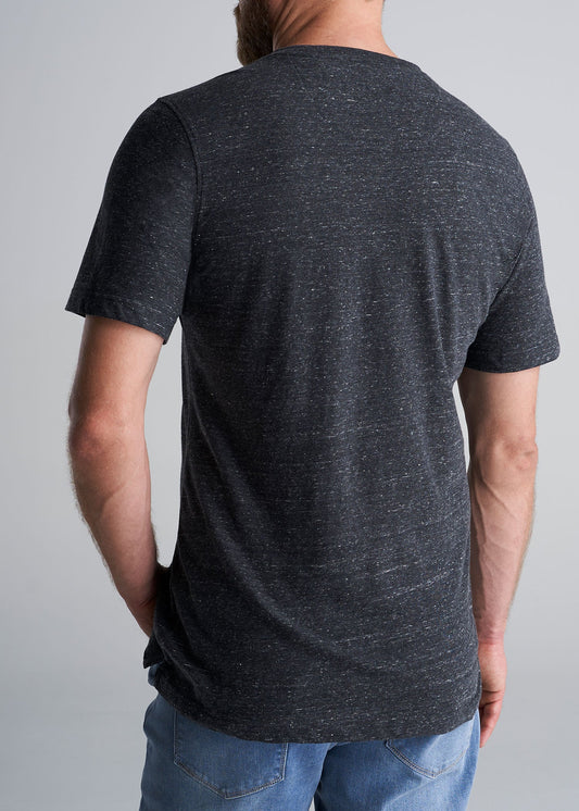 American_Tall_Mens_Tri_Blend_Short_Sleeve_Henley_Charcoal-back