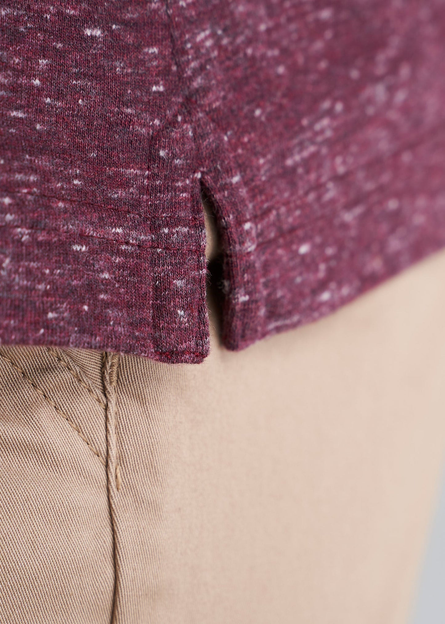 American_Tall_Mens_Tri_Blend_Short_Sleeve_Henley_Garnet_Red-vent
