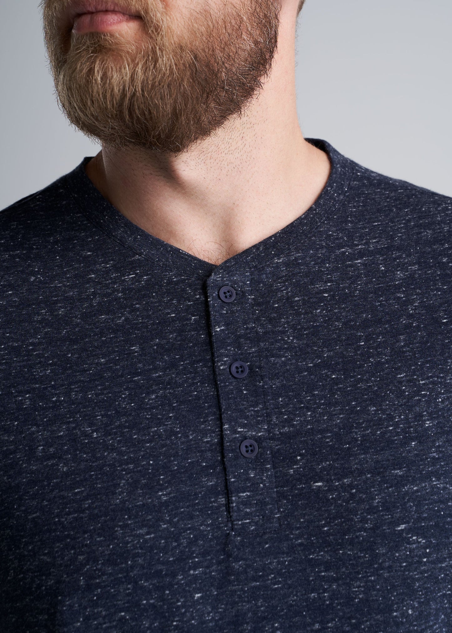 American_Tall_Mens_Tri_Blend_Short_Sleeve_Henley_Navy-detail