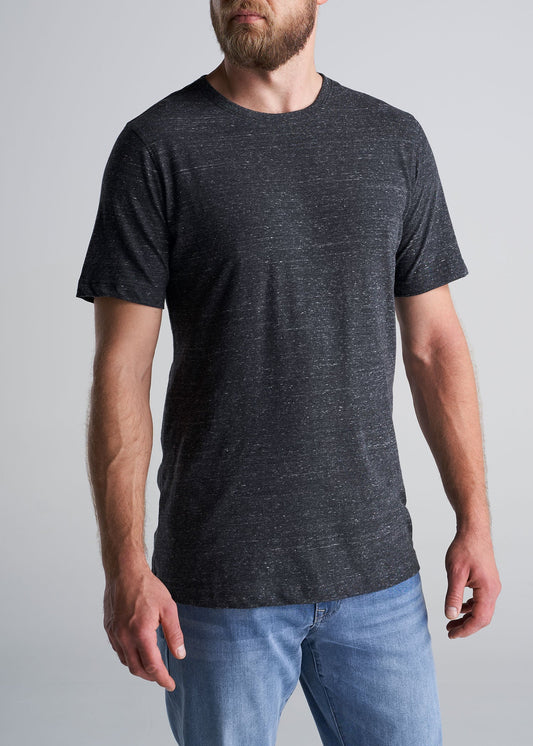 American_Tall_Mens_Tri_Blend_Short_Sleeve_Tee_Charcoal-front
