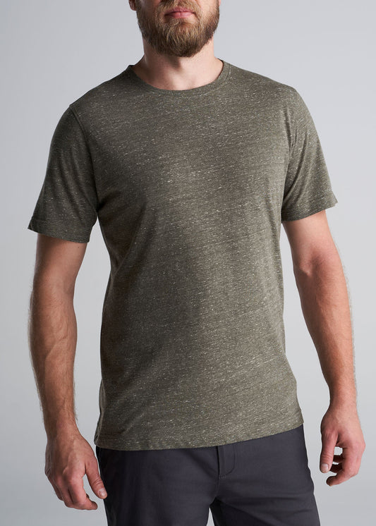 American_Tall_Mens_Tri_Blend_Short_Sleeve_Tee_OliveGreen-front