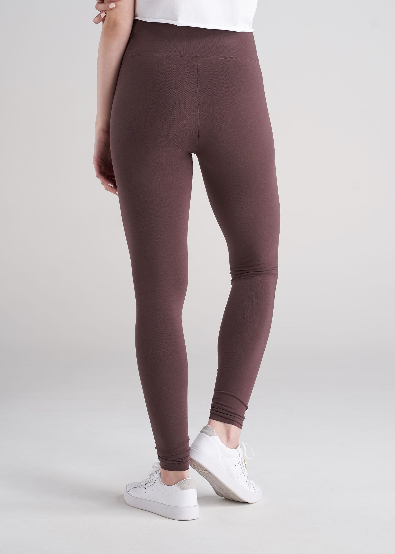 American_Tall_Women_Cotton_Leggings_Dusty_Merlot-back