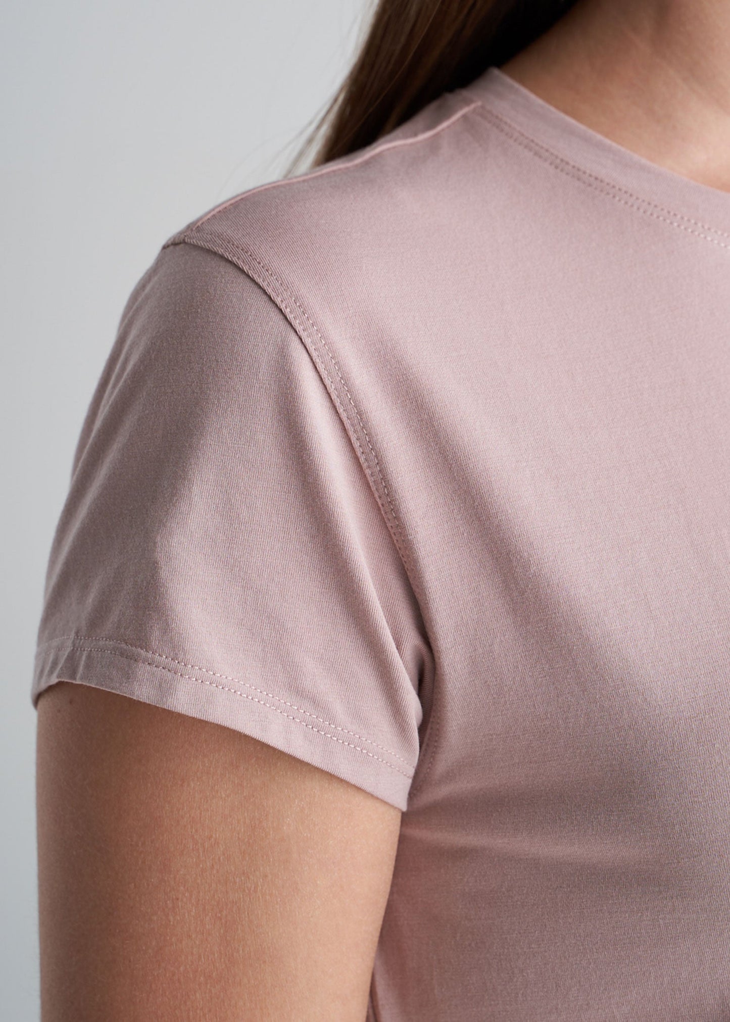 American_Tall_Womens_High_Crew-neck_CapSleeve_BallerinaPink_Tee-sleeve