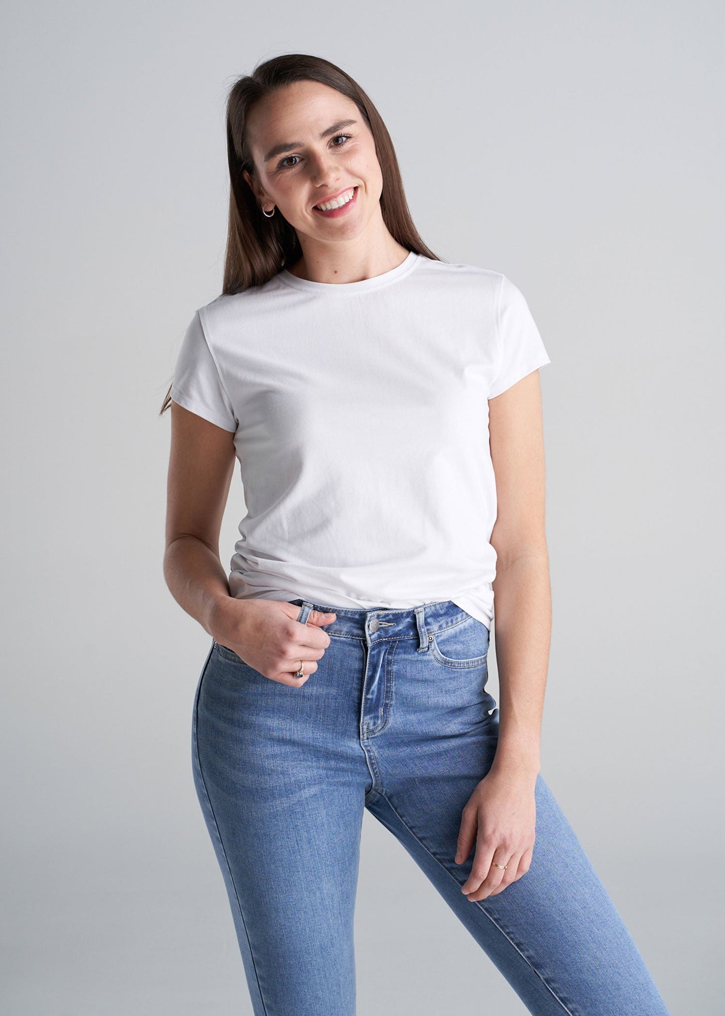 American_Tall_Womens_High_Crew-neck_CapSleeve_White_Tee-lifestyle