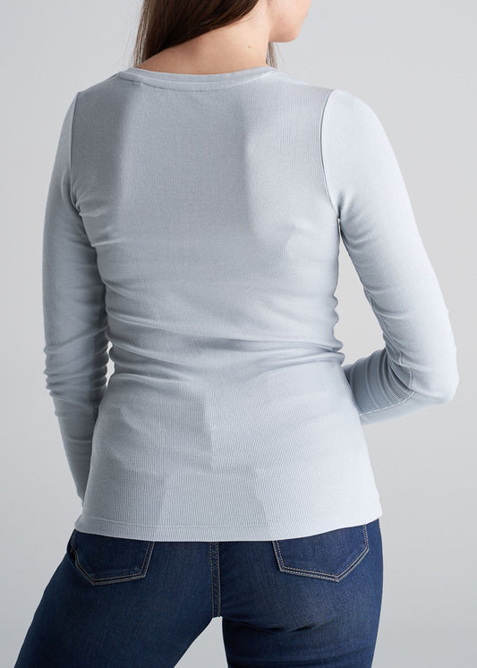 American_Tall_Womens_Long_Sleeve_Ribbed_Henley_SeaSalt-back