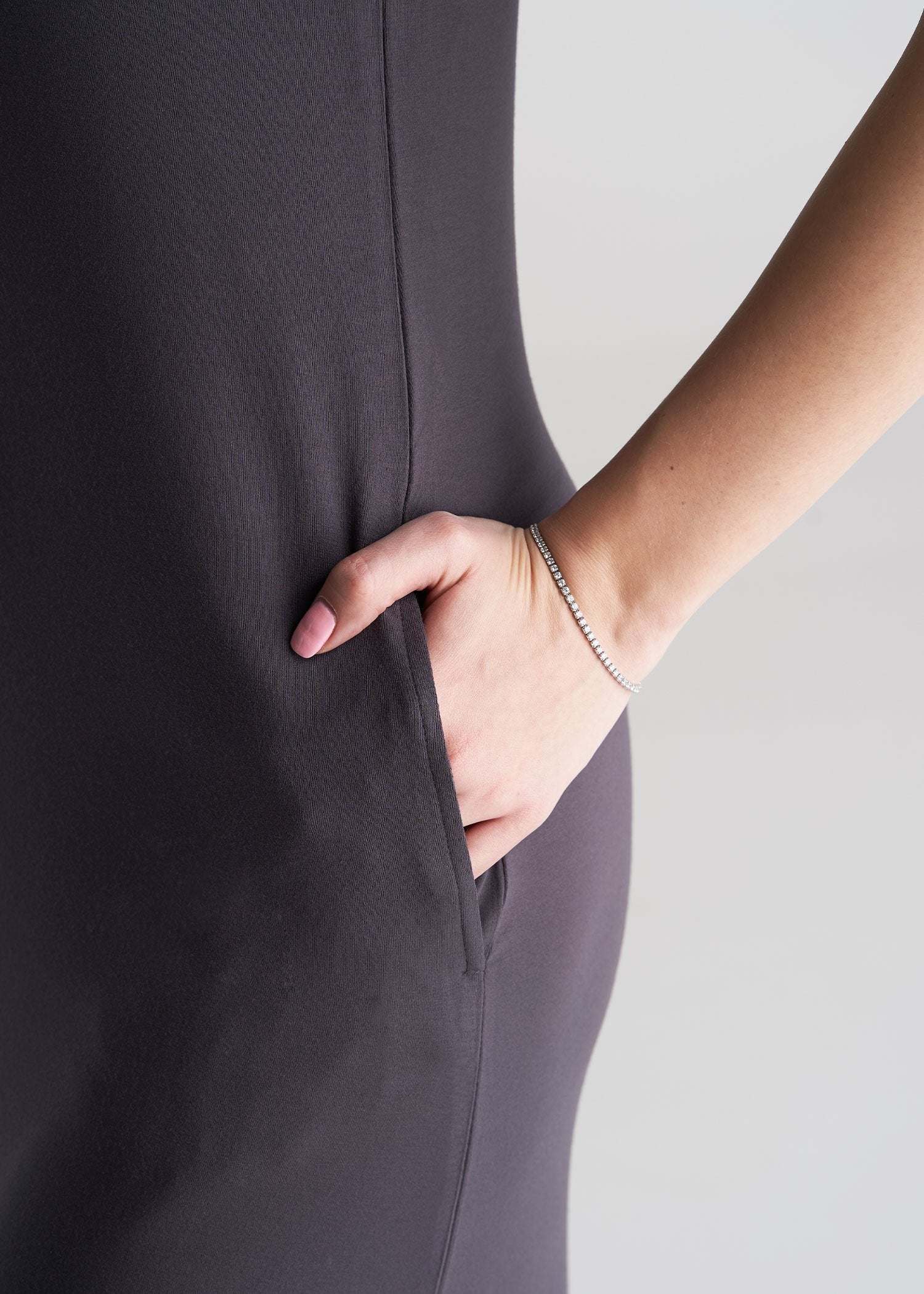 American_Tall_Womens_Maxi_Dress_Dark_Charcoal-detailside