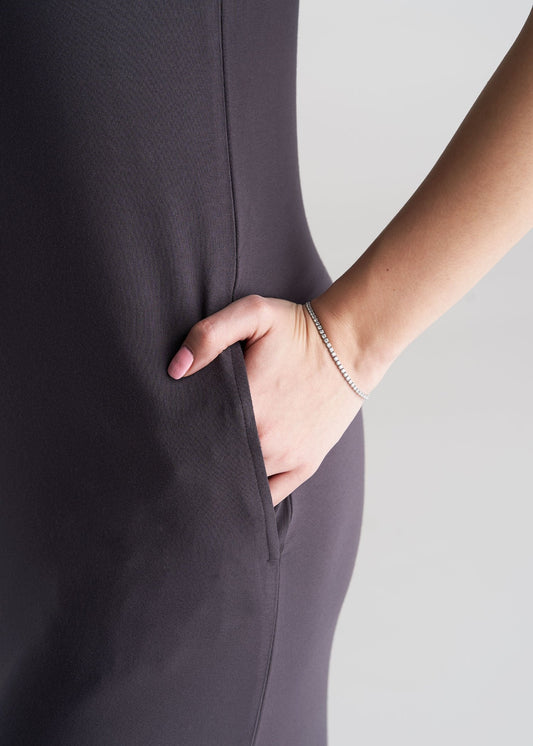 American_Tall_Womens_Maxi_Dress_Dark_Charcoal-detailside