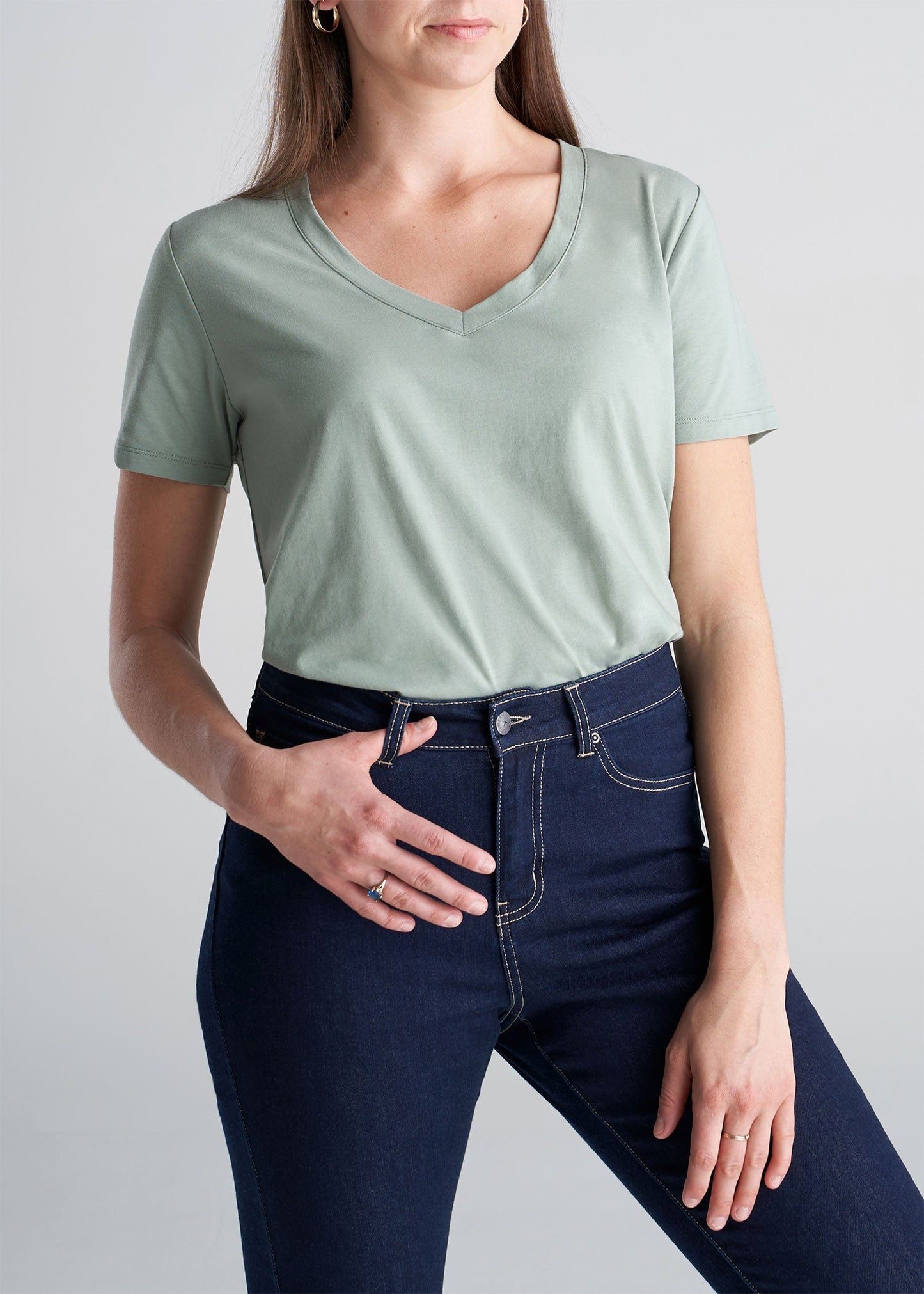American_Tall_Womens_ScoopTee_SageGreen-front